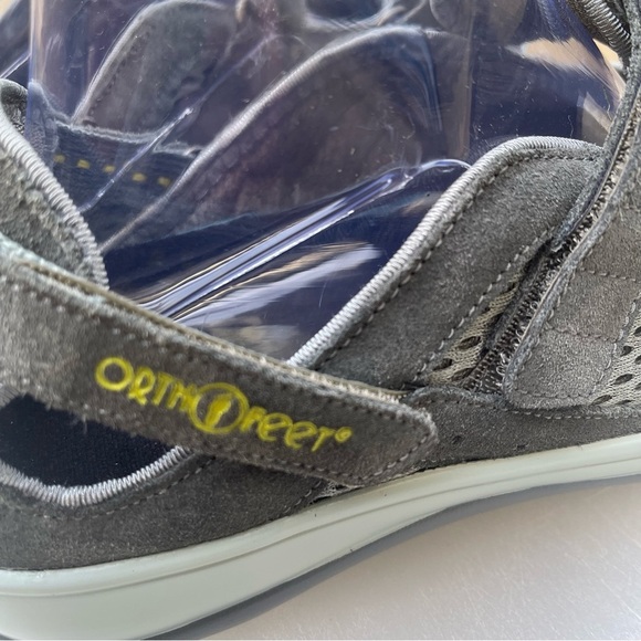 Ortho Feet Gray Suede Perforated Mary Jane Shoe Women's 11 - Picture 12 of 14